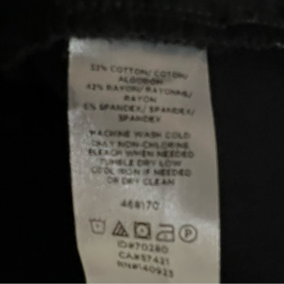 NWT Loft Outlet Curvy Skinny Ankle Pants Black Size 8 | Stretch | Retail $69.99 - Picture 7 of 7